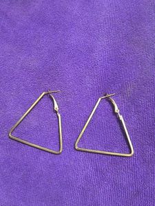 Triangle Hoop Earrings