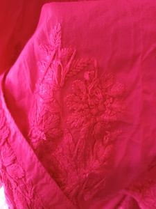 Rose Pink Handwork Chikankari Suit