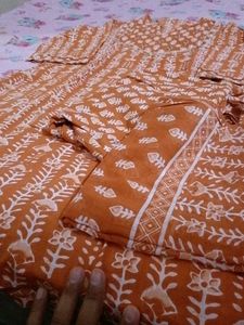 Kurta Pent Dupatta Three Peice Set✅