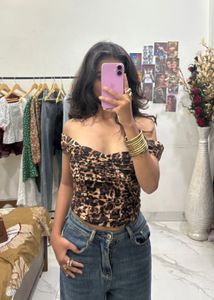 Leopard Print Top From Press. Like A Corset