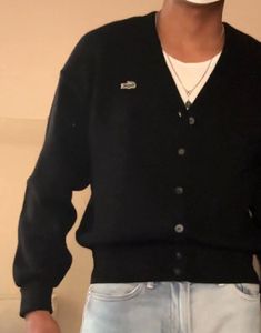 Lacoste Black Cardigan