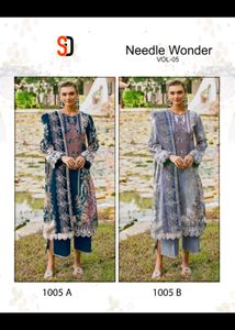EMBROIDERY PATCH CATALOGUE UNSTITCH DRESS
