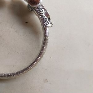 Pure Silver Rudraksha Mahadev Openable Kada