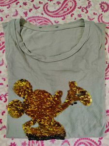 Sequin Giraffe Tee