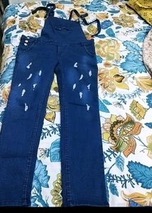 Brand New Jumpsuit With White T-shirt