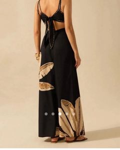 printed A line dress