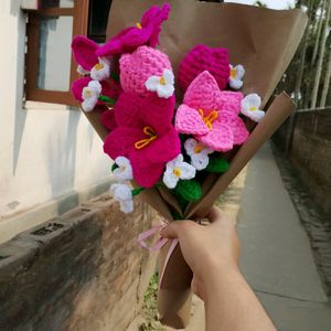Crochet 🧶 Lily N Tulip Bouquet 💐