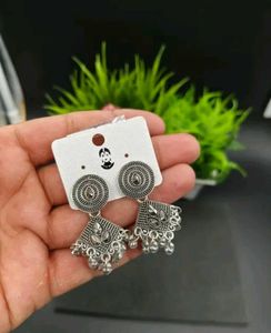 Silver plated earrings