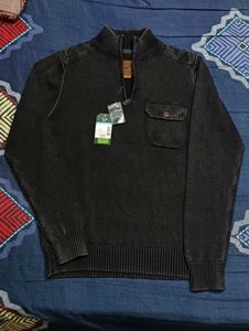 MEN'S CHARCOAL BLACK SWEATER