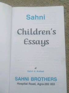 This Book Is Children Essays