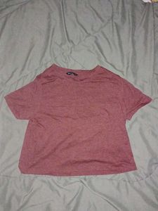 Cute Brown Cropped Tee