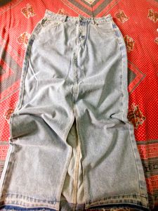 Vintage Denim Maxi Skirt