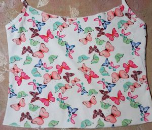 Butterfly Print Cami Tank Top