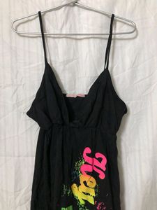 Black Printed Dress