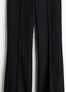 Black Flared Tailored H&m Pants+freebie