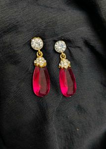 Pink Dangle Earrings