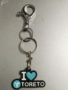 &#34; I 💙 Toreto Keychain With a Hook Keyring
