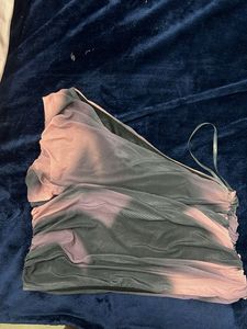 One-Shoulder Ruched Top