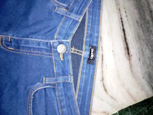 Dark Blue Denim Jeans