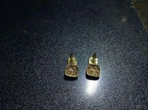 Unused Purple Studded Earrings