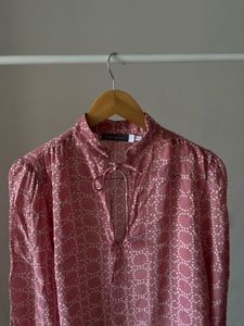 MINT VELVET  PINK Geometric Print Blouse