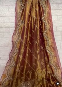 Zari Hand Wark Saree