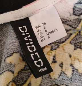 Price Reduced! H&amp;M Black Floral Dress