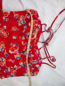 American Eagle Outfitters floral corset dress