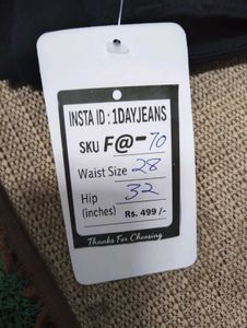 F@70 Size-28 Straight Jeans
