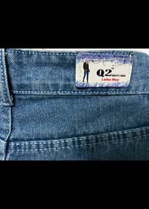 blue straight jeans