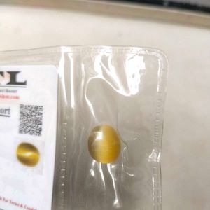 5.90 CTS. Original Certified Cats Eye (लहसुनियां).