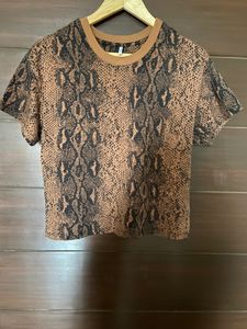 ONLY Animal Print Tshirt (S)