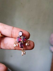 Earring with tassle