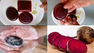 Handmade Beetroot and Rose Soap