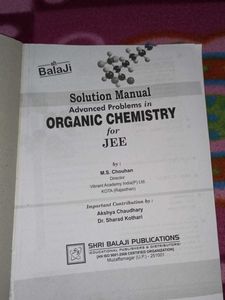 JEE Organic Chemistry Books