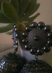 OXIDIZED JHUMKAS