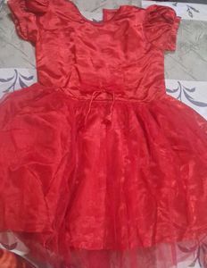 Red Silk Dress