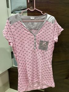Cute Pink Coquette Sleep Shirt