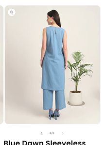 Premium cotton Blue Kurta Set