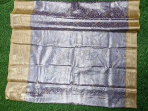 Navy Blue Kanjeevaram Silk Saree