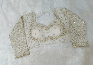 Elegant Embroidered White Blouse