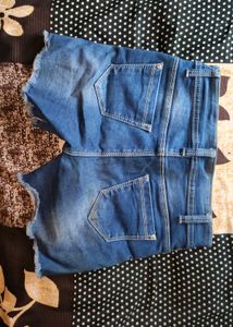 Denim Cut Off Shorts