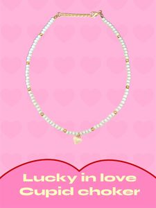 Lucky In Love Cupid Choker/ Necklace