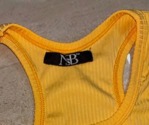Yellow Tank Top