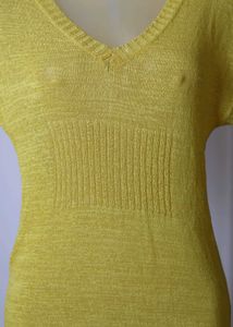 Yellow Casual sheet Dress
