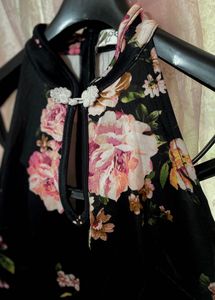 Floral Halter Mini Dress