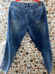 Striped Blue Jeans