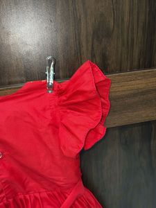 Adorable Red Ethnic Dress