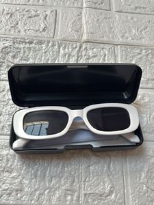 White Retro Sunglasses