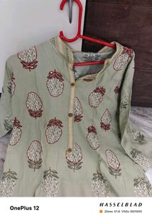 Katha Work Kurti Pant